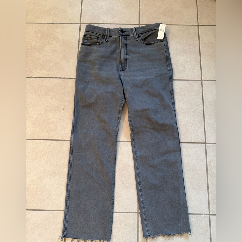 NWT Good American Good Straight Jeans